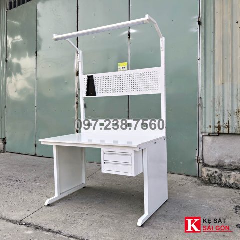 Bàn thao tác 120×60cm nhìn nghiêng bên phải