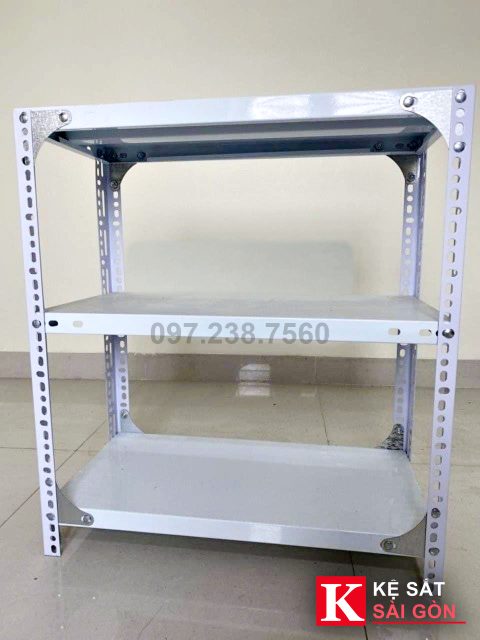 Kệ sắt V lỗ 150×60×150cm 3 tầng