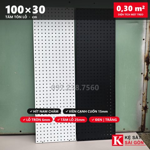 Tấm tôn lỗ 100×30cm