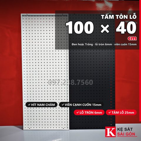 Tấm tôn lỗ 100×40cm