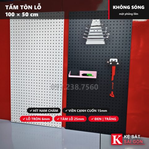 Tấm tôn lỗ 100×50cm