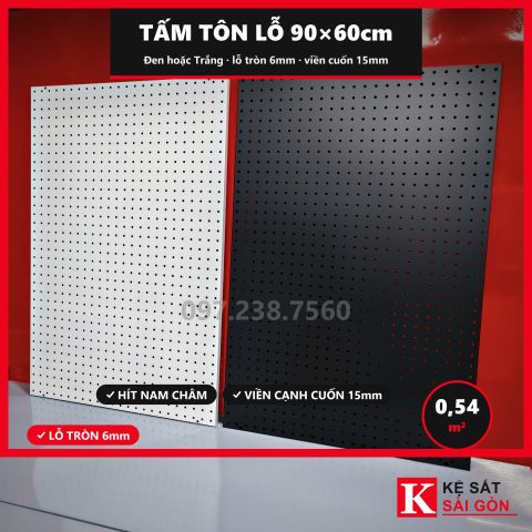 Tấm tôn lỗ 90×60cm