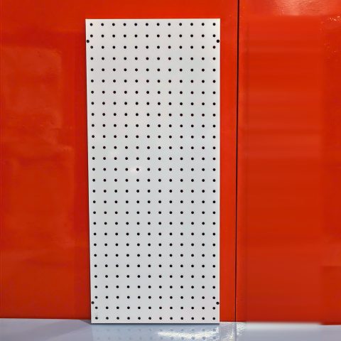 Tấm tôn lỗ 80cm x 30cm - Trắng