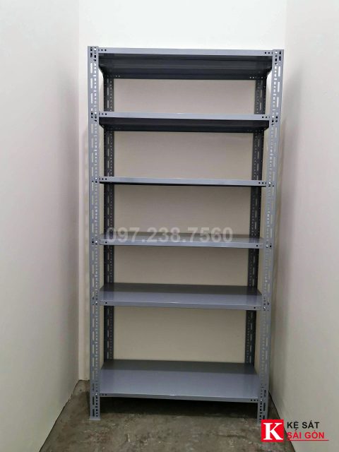 Kệ sắt V lỗ 100×40×160cm 6 tầng