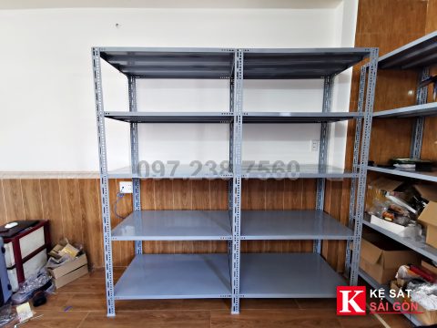 Kệ sắt V lỗ 150×50×200cm 5 tầng