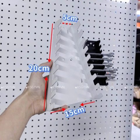 Khay Cờ Lê - Mẫu mới 20cm, Màu Trắng