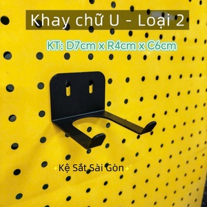 Khay U Loại 2 - Đen