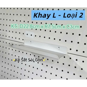 Khay L Loại 2 - Trắng