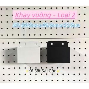 Khay Vuông Loại 2 - Đen