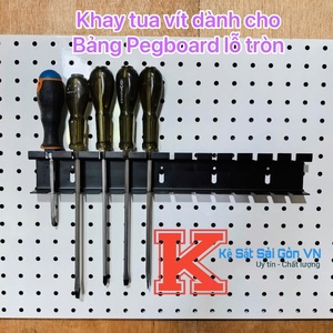 Khay Tua Vít Lỗ Tròn - Đen