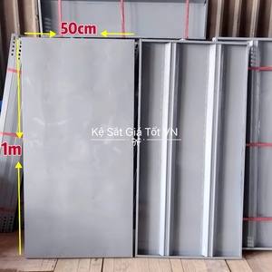 Mâm v lỗ - 100cm x 50cm - Xám