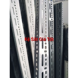 Sắt v lỗ 4x6 - 100cm - 2ly - Xám