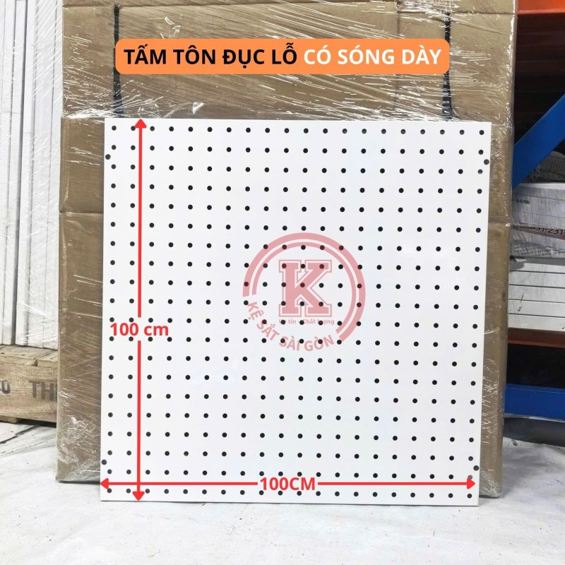 Tấm tôn lỗ 100cm x 100cm — kesatsaigon.com
