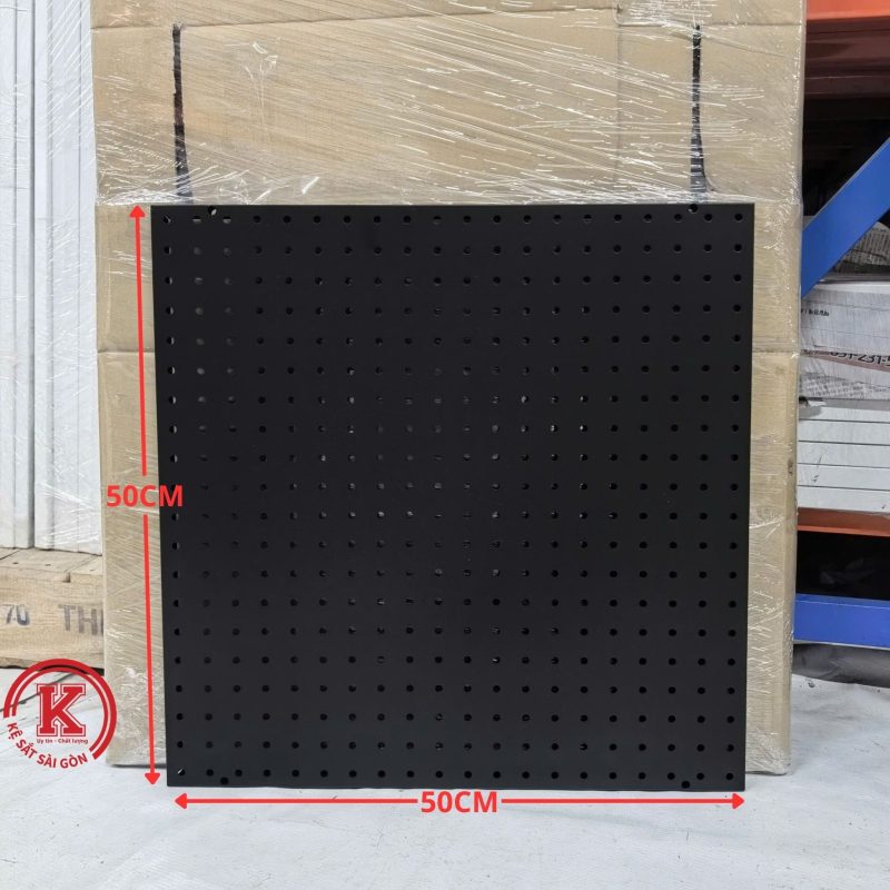 Tấm tôn lỗ 50cm x 50cm - Đen — kesatsaigon.com