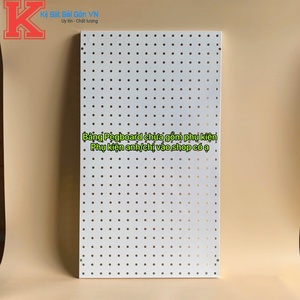 Tấm tôn lỗ 70cm x 30cm - Trắng