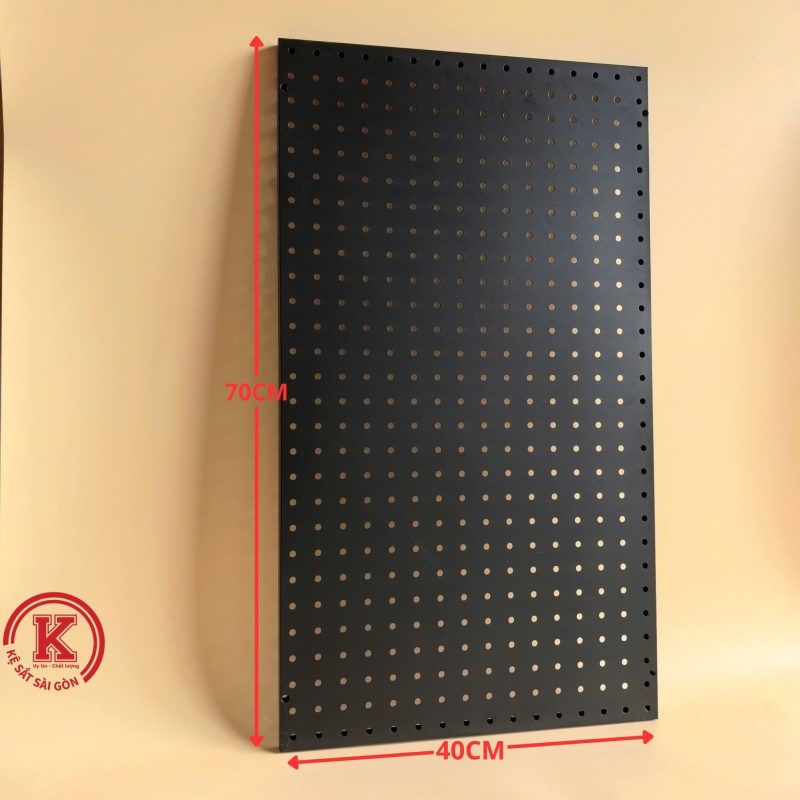 Tấm tôn lỗ 70cm x 40cm - Đen — kesatsaigon.com