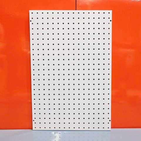 Tấm tôn lỗ 70cm x 40cm - Trắng