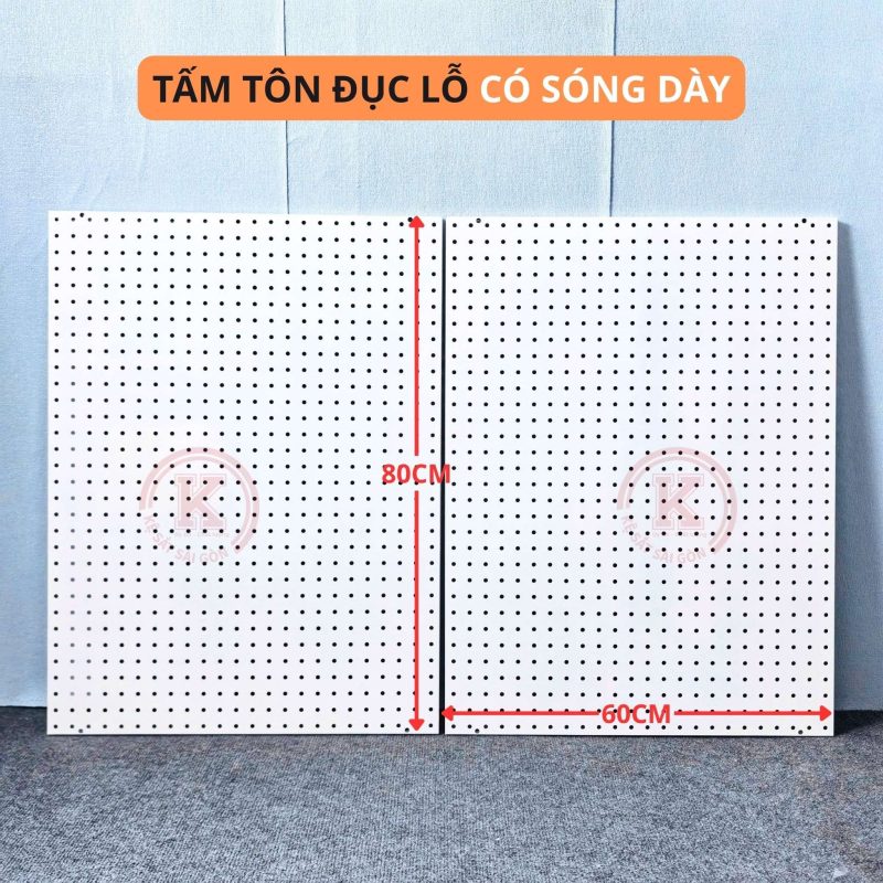 Tấm tôn lỗ 80cm x 60cm — kesatsaigon.com