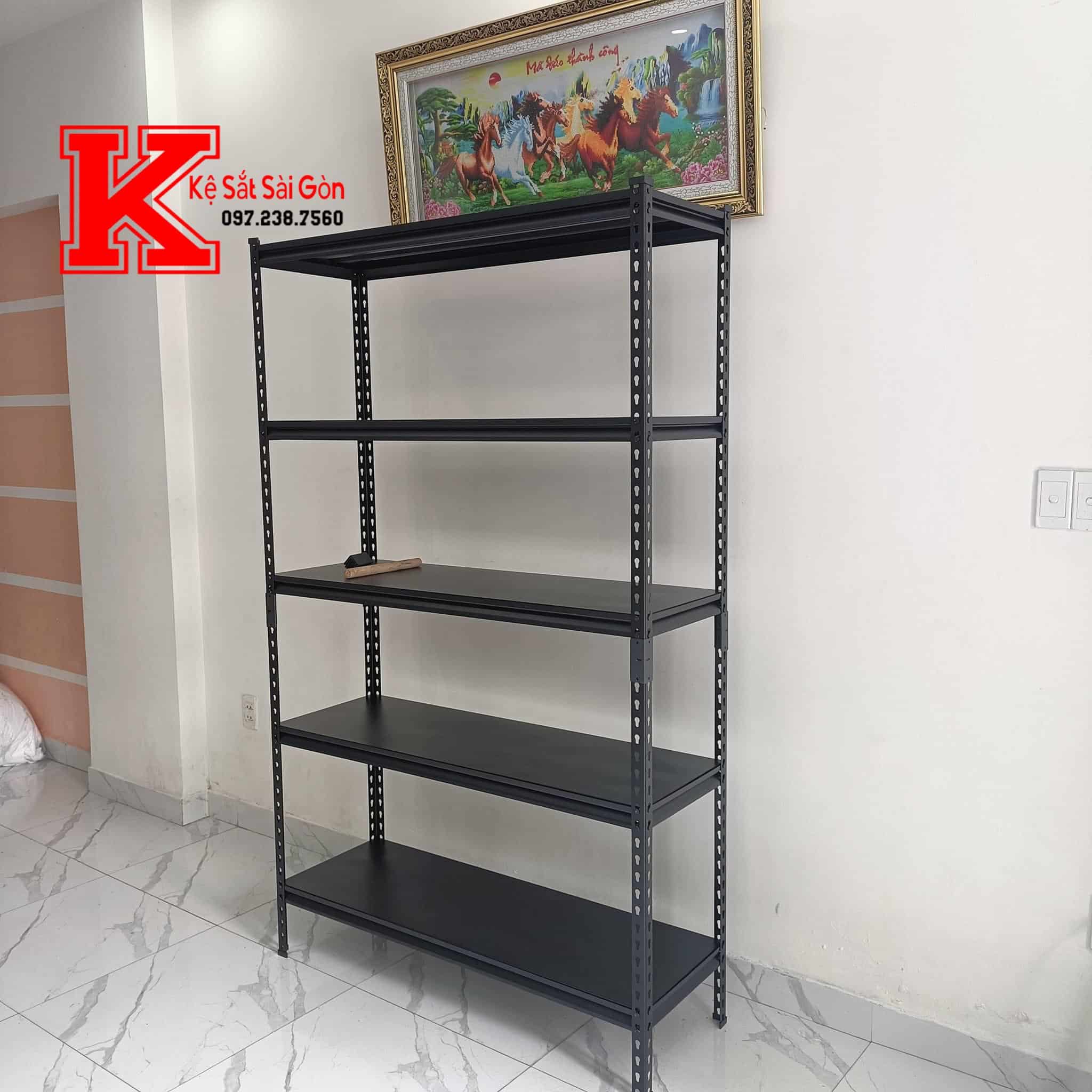 Kệ sắt v lỗ không ốc (D.1m x R 0.4m x C.2m x 5 T)