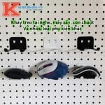 Khay chữ U treo phụ kiện Decor bảng Pegboard kim loại