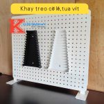 Khay treo cờ lê, giá treo dụng cụ cơ khí dùng cho bảng Pegboard kim loại